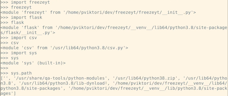 Python is set up to search in a few places depending on the module being imported